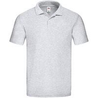 Поло мужское "Original Polo", серый меланж_3XL, 100% х/б, 185г/м²
