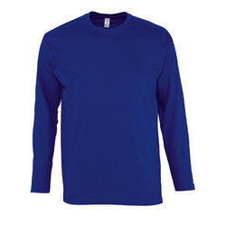 Футболка мужская с длинным рукавом MONARCH, синий, 5XL, 100% хлопок, 150 г/м2
