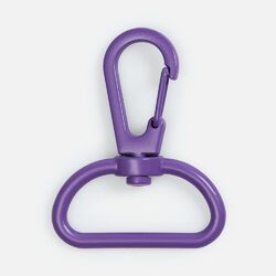 Застежка-карабин Snap Hook, L, фиолетовая