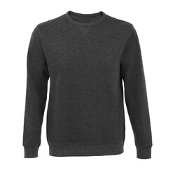 Толстовка  мужская "Sully Men", т.серый меланж, 3XL, 60% хлопок 40% полиэстер, 280 г/м2