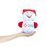 Подушка велюровая FrostyLove на заказ, снеговик