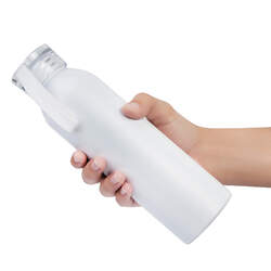 Бутылка для воды VIKING WHITE 650мл. Белая с белой крышкой 6143.07