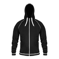 Толстовка мужская "COIMBRA" , черный, M, 80% полиэстер, 20% хлопок, 320 г/м2