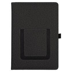 Ежедневник Smart Wallet Cambric A5, черный, недатированный, в твердой обложке с поролоном