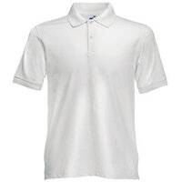 Поло "Slim Fit Polo", белый_XL, 97% х/б, 3% эластан, 210 г/м2