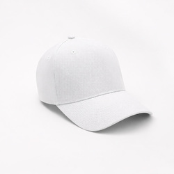 Бейсболка Фит (Fit), 5 клиньев, белый