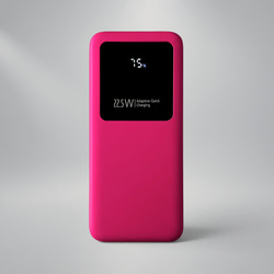 Внешний аккумулятор Kris soft touch, 10000mAh (Розовый)