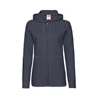Толстовка без начеса "Ladies Lightweight Hooded Sweat", темно-синий, L, 80% х/б 20% полиэстер, 240 г/м2