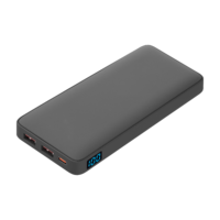 Внешний аккумулятор с подсветкой Анкор Плюс PD (Ancor PD Plus) 10000 mAh, серый