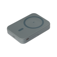 Внешний аккумулятор Юнион PD (Union PD) 10000mAh с функцией беспроводной зарядки 15W, серый