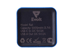 Внешний аккумулятор Rail, 5000 mAh, синий
