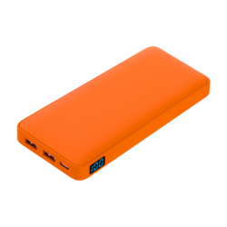 Внешний аккумулятор с подсветкой Анкор Плюс PD (Ancor PD Plus) 10000 mAh, оранжевый