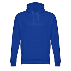 Толстовка мужская с капюшоном PHOENIX, синий, 3XL, 50% хлопок, 50% полиэстер, плотность 320 г/м2