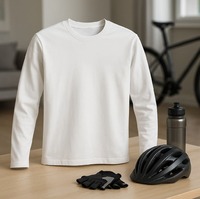 Футболка HD Fit  с длинным рукавом, мужская белый