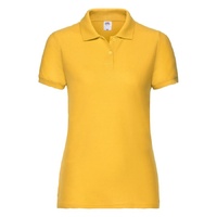 Поло "Lady-Fit 65/35 Polo", солнечно-желтый_S, 65% п/э, 35% х/б, 180 г/м2