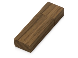 Флеш-карта USB 2.0 16 Gb Woody с магнитным колпачком, темное дерево