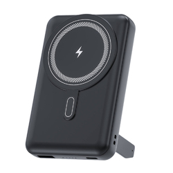 Магнитный внешний аккумулятор Axion с беспроводной зарядкой (15W), 10000 Mah, черный
