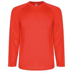 Спортивная футболка MONTECARLO L/S мужская, КРАСНЫЙ 2XL