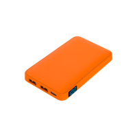 Внешний аккумулятор с подсветкой Анкор (Ancor) 5000 mAh, оранжевый