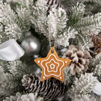 Мини-подвеска на елку из пластика, 3D-печать на заказ, звездочка