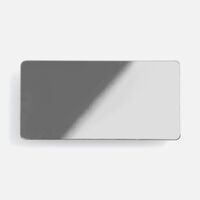 Значок Magnet Matto, серебристый глянцевый