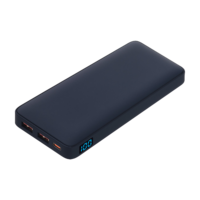 Внешний аккумулятор с подсветкой Анкор Плюс PD (Ancor PD Plus) 10000 mAh, синий