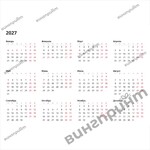 Календарная сетка 