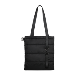 Шоппер Superbag Bubble, с кнопкой (черный)