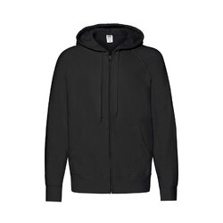 Толстовка без начеса "Lightweight Hooded Sweat",  черный, M, 80% х/б 20% полиэстер, 240 г/м2