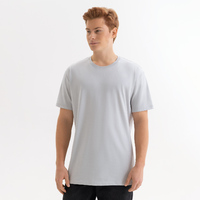 Футболка унисекс Крис (Kris), 150 гр., светло-серая, размер XL