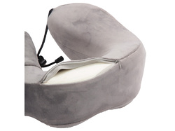 Подушка для путешествий с эффектом памяти Мемо Bluewinder Grey