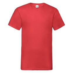 Футболка "Valueweight V-Neck T", красный_XL, 100% х/б, 165г/м2