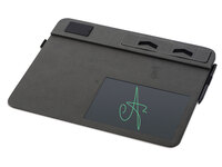 Многофункциональный коврик для мыши Multi Pad с беспроводной зарядкой и LCD экраном, 10 Вт, черный