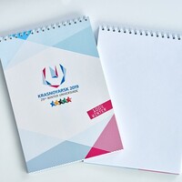 Блокнот А6 на пружине