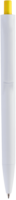 Ручка IGLA COLOR Белая с желтой кнопкой 1033.04