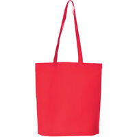Сумка для покупок "PROMO"; красная; 38 x 45 x 8,5 см;  нетканый 80г/м2