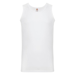 Майка мужская "Athletic Vest", белый_S, 100% х/б, 160 г/м2