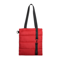 Шоппер Superbag Bubble, с кнопкой (красный с черным)