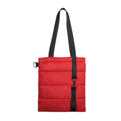 Шоппер Superbag Bubble, с кнопкой (красный с черным)