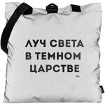 Шопер Manifest из светоотражающей ткани, серый