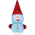 Подушка велюровая FrostyLove на заказ, снеговик