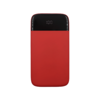 Внешний аккумулятор Bplanner Power 3 ST, софт-тач, 10000 mAh (красный)
