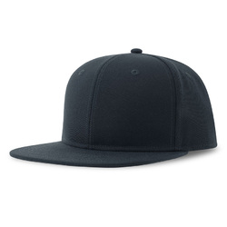 Бейсболка "SNAP BACK-S", 6 клиньев, пластиковая застежка, тёмно-синий, 100% переработанный полиэстер, 300 гр/м2
