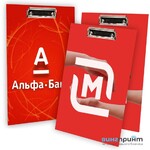 Планшет А4 с ламинацией и верхним зажимом