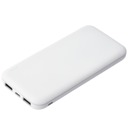 Внешний аккумулятор с подсветкой Люче (Luce) 10000 mAh, белый