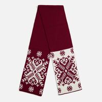 Шарф Wintertude M, красный с белым