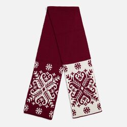Шарф Wintertude M, красный с белым