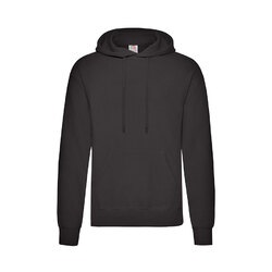 Толстовка мужская с начесом "Сlassic Hooded Sweat", черный_L, 80% х/б, 20% п/э, 280 г/м2