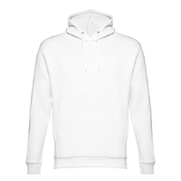 Толстовка мужская с капюшоном PHOENIX, белый, 2XL, 50% хлопок, 50% полиэстер, плотность 320 г/м2