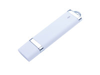 USB-флешка на 32 ГБ с покрытием soft-touch Орландо,  белый